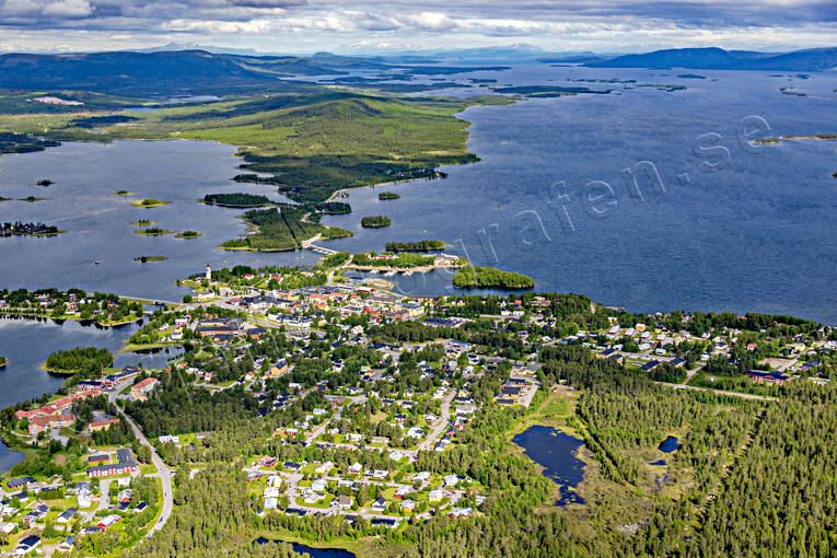 aerial photo, aerial photo, aerial photos, aerial photos, Arjeplog, Arjepluovve, drone aerial, drnarbild, drnarfoto, Hornavan, Kraja, Lapland, samhllen