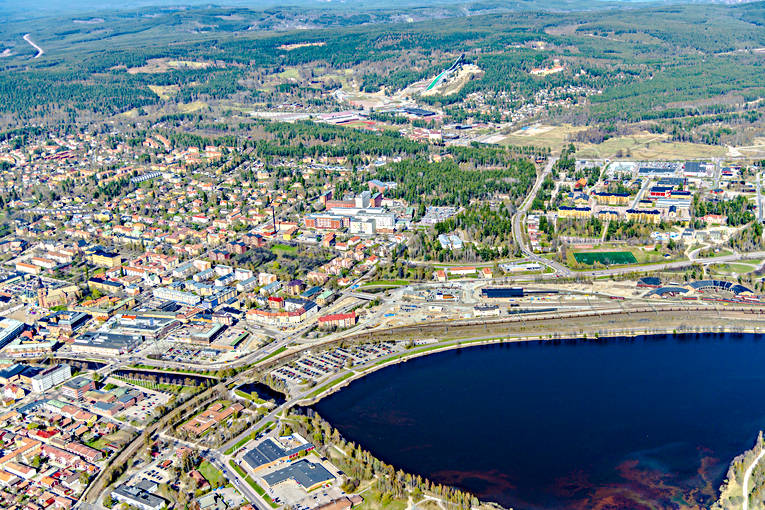aerial photo, aerial photo, aerial photos, aerial photos, Dalarna, drone aerial, drnarfoto, Falun, spring, stder, Tisken