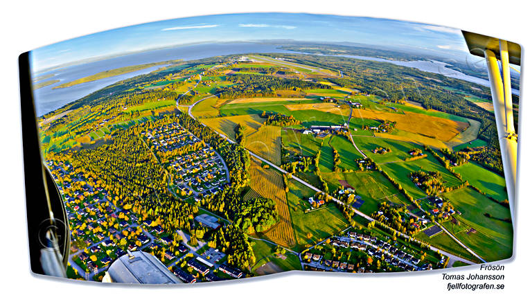 aerial photo, aerial photo, aerial photos, aerial photos, autumn, drone aerial, drnarfoto, Froson, Jamtland, Ostersund, panorama, stder