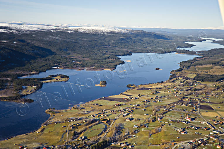 aerial photo, aerial photo, aerial photos, aerial photos, autumn, drone aerial, drnarfoto, Jamtland, Klov lake, Klovsjo, samhllen