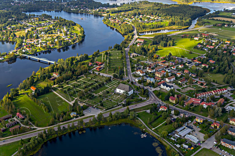 aerial photo, aerial photo, aerial photos, aerial photos, drone aerial, drnarfoto, Halsingland, Ljusdal, Ljusnan, samhllen, summer