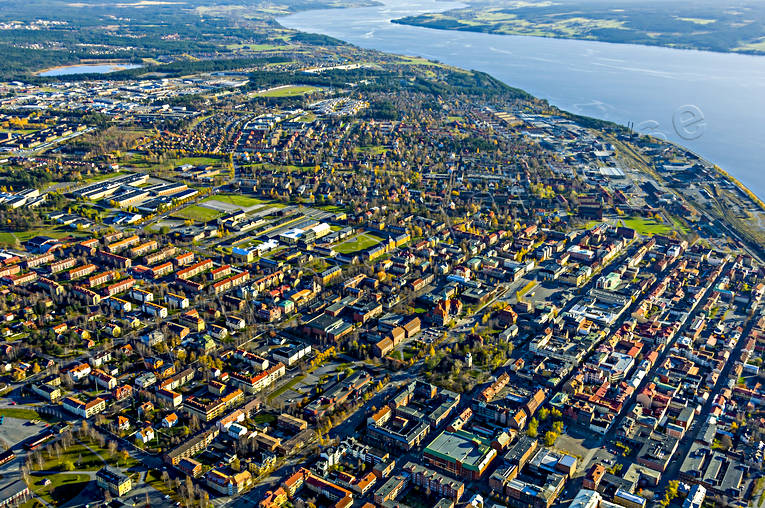 aerial photo, aerial photo, aerial photos, aerial photos, autumn, centre, drone aerial, drnarfoto, Jamtland, Ostersund, stder
