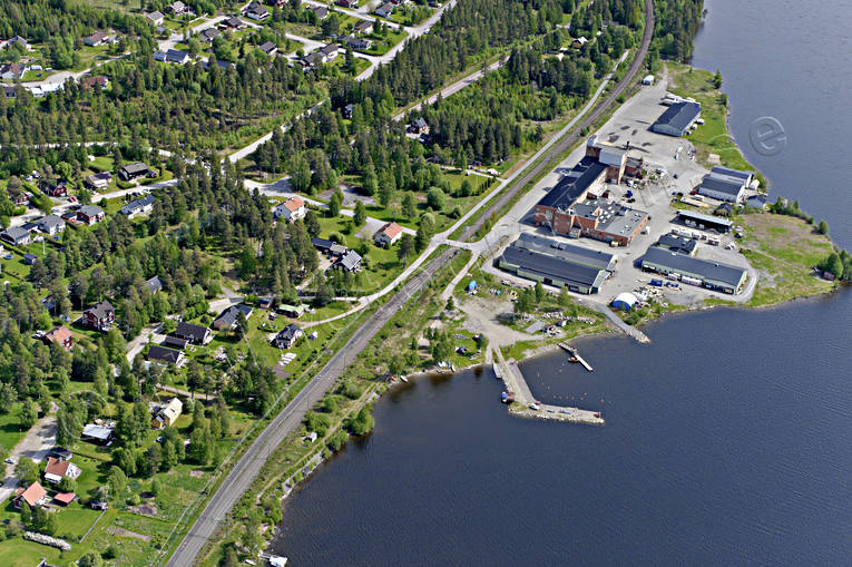 aerial photo, aerial photo, aerial photos, aerial photos, drone aerial, drnarfoto, factory area, installations, Jamtland, Pilgrimstad, samhllen, summer