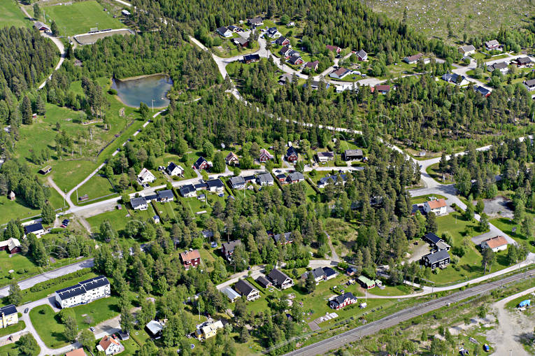 aerial photo, aerial photo, aerial photos, aerial photos, cabins, drone aerial, drnarfoto, Jamtland, Pilgrimstad, samhllen, summer, villaomrde