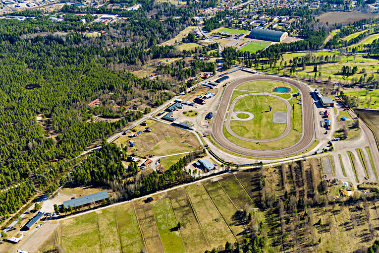 aerial photo, aerial photo, aerial photos, aerial photos, Dalarna, Dalatravet, drone aerial, drnarfoto, racing track, Rttvik, samhllen, spring
