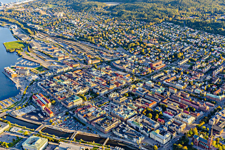 aerial photo, aerial photo, aerial photos, aerial photos, autumn, drone aerial, drnarfoto, Medelpad, stder, Sundsvall