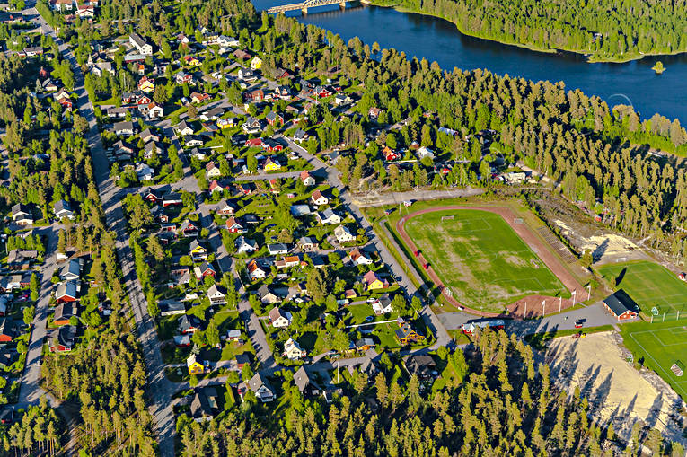 aerial photo, aerial photo, aerial photos, aerial photos, drone aerial, drnarfoto, Herjedalen, Ljusnan, samhllen, summer, Sveg