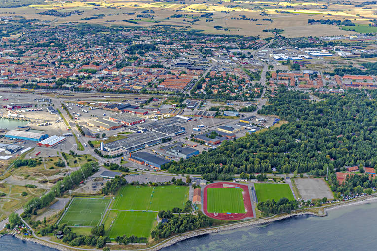 aerial photo, aerial photo, aerial photos, aerial photos, drone aerial, drnarfoto, Revnbbet, samhllen, Skne, summer, Ystad