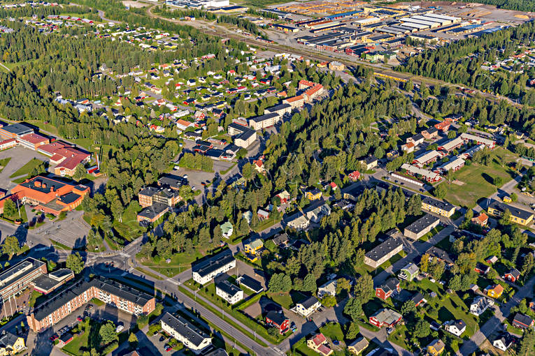 aerial photo, aerial photo, aerial photos, aerial photos, drone aerial, drnarfoto, North Bothnia, samhllen, summer, lvsbyn