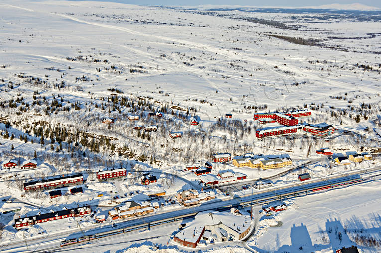 aerial photo, aerial photo, aerial photos, aerial photos, drone aerial, drnarbild, drnarfoto, Jamtland, railway station, samhllen, storlien, winter