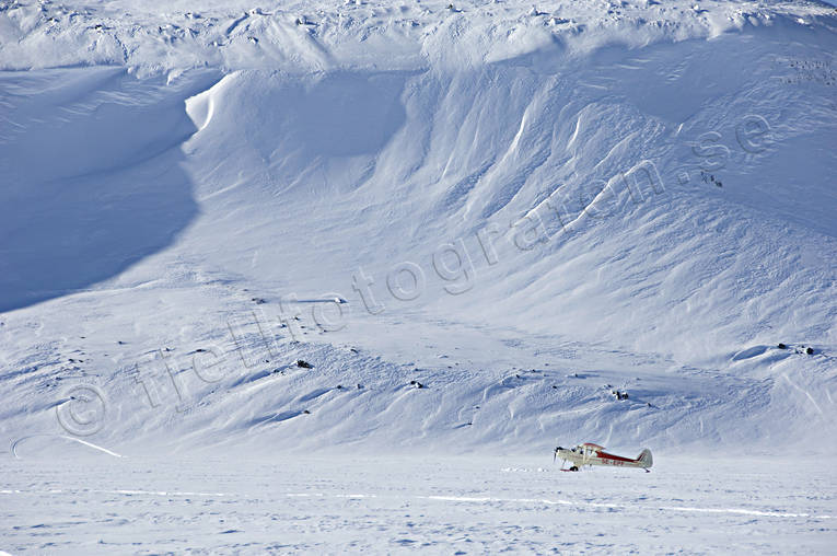 aeroplane, aeroplane, aviation, communications, Door lake, fly, landscapes, mountain, SE-EPF, snow, Super Cub, touched down, vinterflygning, winter, winter flying