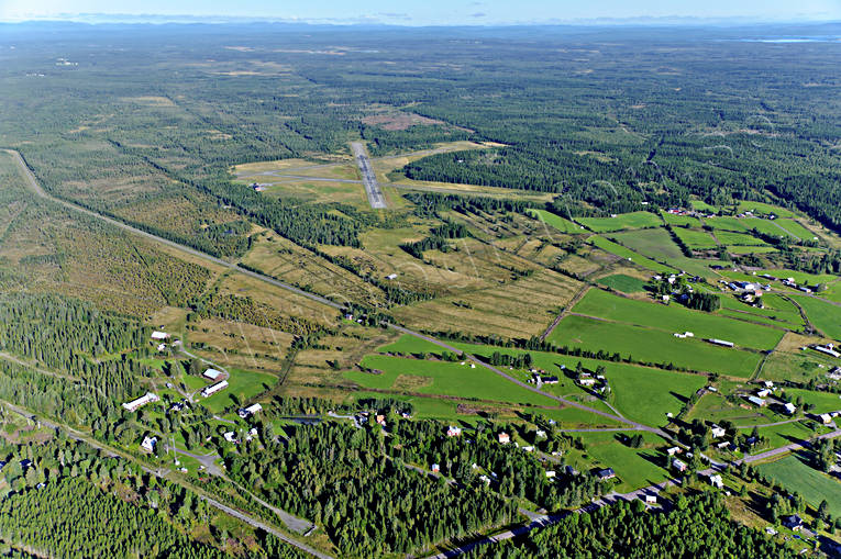 aerial photo, aerial photo, aerial photos, aerial photos, airfield, airport, drone aerial, drnarfoto, farms, Hallviken, installations, Jamtland, summer