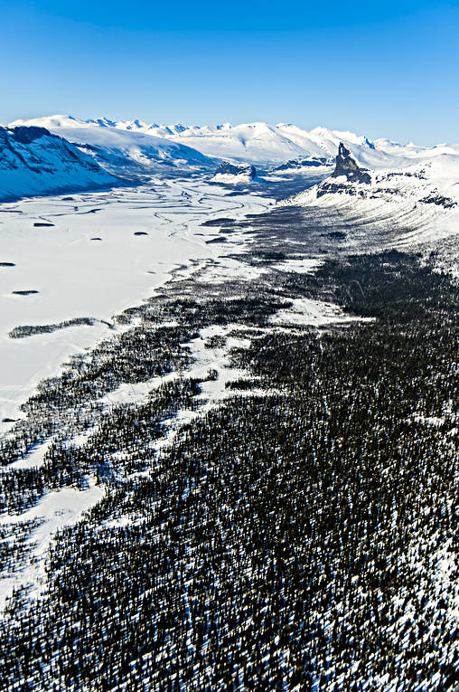 aerial photo, aerial photo, aerial photos, aerial photos, Aktse, drone aerial, drnarfoto, landscapes, Lapland, mountain forest, Nammasj, Nammatj, Rapa Valley, Skierfe, winter
