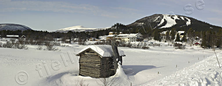 Ammarnas, community, Lapland, panorama, panorama pictures, samhllen, village, winter