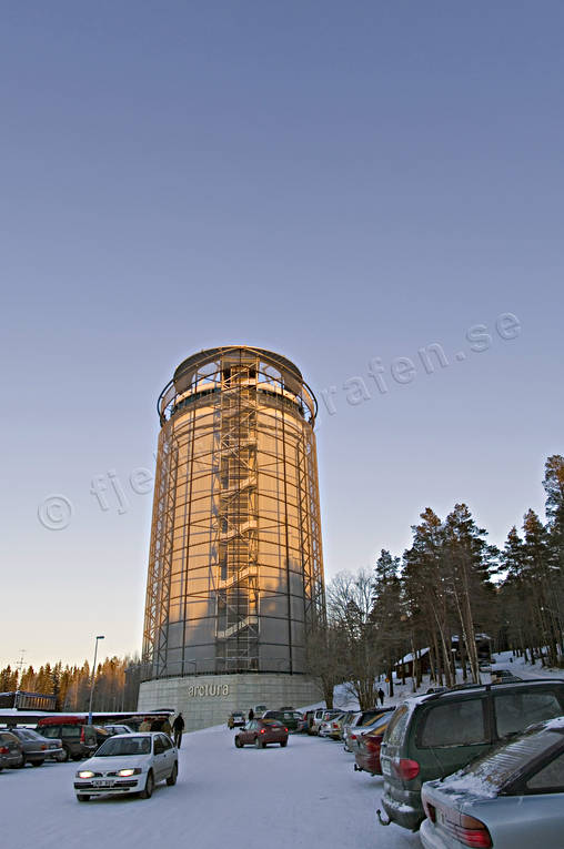 accumulator, accumulator tank, Arctura, attraction, attractions, culture, engineering projects, Jamtland, observation posts, Ostersund, present time, restaurant, thermos, thermos, view, water-tower