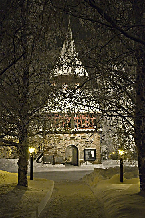 Are, Are old church, atmosphere, christmas ambience, church, church tower, churches, evening, evening light, Jamtland, samhllen
