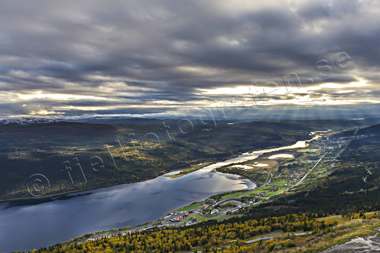 Are, Are lake, Are valley, autumn, autumn colours, Jamtland, landscapes, samhllen, sunrays, view