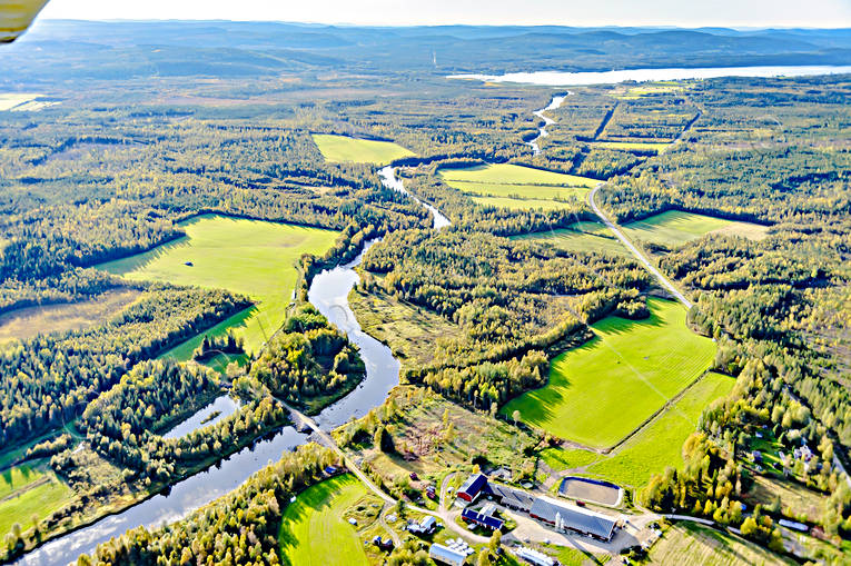 aerial photo, aerial photo, aerial photos, aerial photos, Armasjoki, Armasjrvi, autumn, drone aerial, drnarfoto, Forsmansgrden, landscapes, Niemis, North Bothnia, river