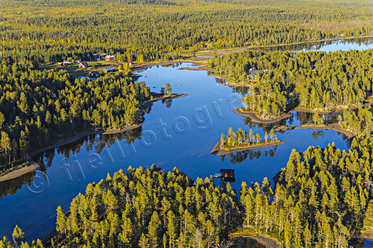 aerial photo, aerial photo, aerial photos, aerial photos, Arrenjarka, autumn, cottage village, chalet complex, drone aerial, drnarfoto, installations, landscapes, Lapland, mountain village, Saggat