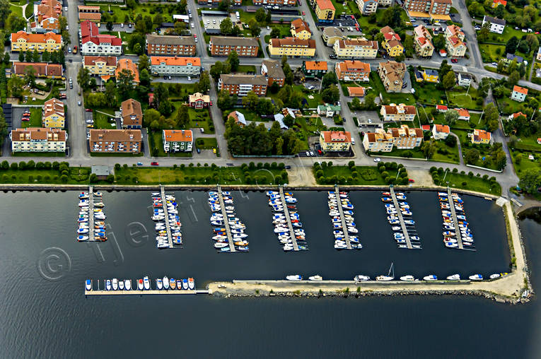 aerial photo, aerial photo, aerial photos, aerial photos, boat harbour, drone aerial, drnarfoto, Froson, harbour, Jamtland, Ostersund, port, small-boat harbour, stder, summer