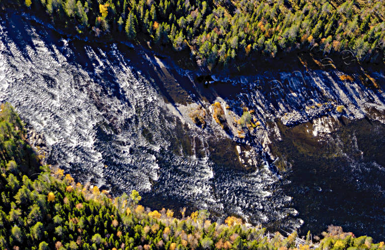 aerial photo, aerial photo, aerial photos, aerial photos, autumn, Brattbackforsen, drone aerial, drnarfoto, fishing spots, Jamtland, Langan, river