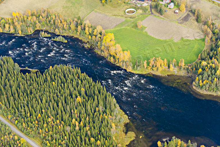 aerial photo, aerial photo, aerial photos, aerial photos, are river, autumn, Brattlandsstrmmen, drone aerial, drnarfoto, fishing spots, Jamtland, watercourse