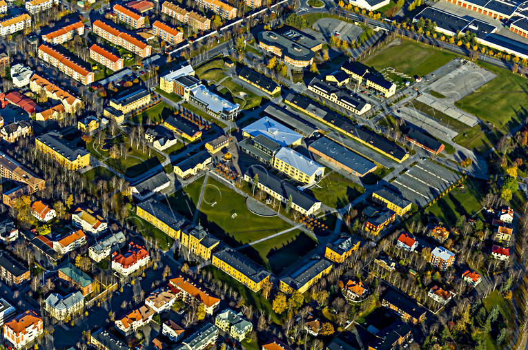 A4, aerial photo, aerial photo, aerial photos, aerial photos, autumn, Campus, drone aerial, drnarfoto, Jamtland, Ostersund, stder