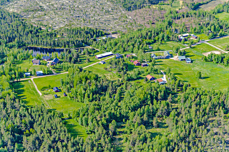 aerial photo, aerial photo, aerial photos, aerial photos, drone aerial, drnarfoto, Eggarna, Herjedalen, landscapes, summer, villages, ggarna