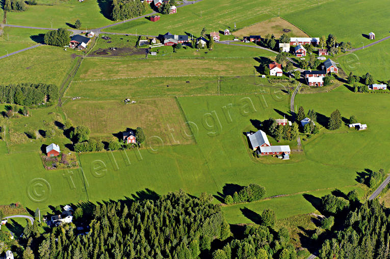 aerial photo, aerial photo, aerial photos, aerial photos, drone aerial, drnarfoto, Ede, farms, Hammerdal, Jamtland, summer