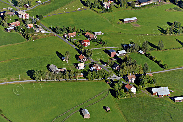 aerial photo, aerial photo, aerial photos, aerial photos, Boda, drone aerial, drnarfoto, farms, Jamtland, Lit, summer