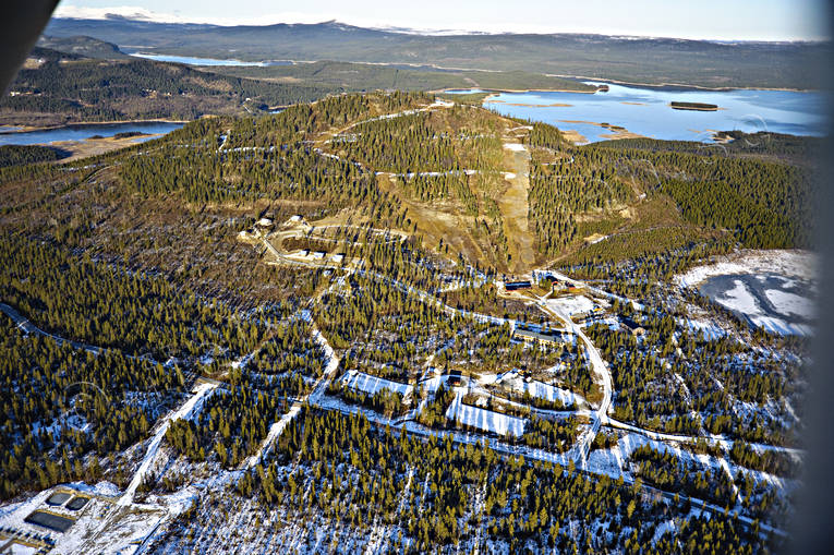 aerial photo, aerial photo, aerial photos, aerial photos, autumn, drone aerial, drnarfoto, Hem-Krket, Herjedalen, installations, journeys down, Mellan-Krket, ski resort, ski slopes, Tannas