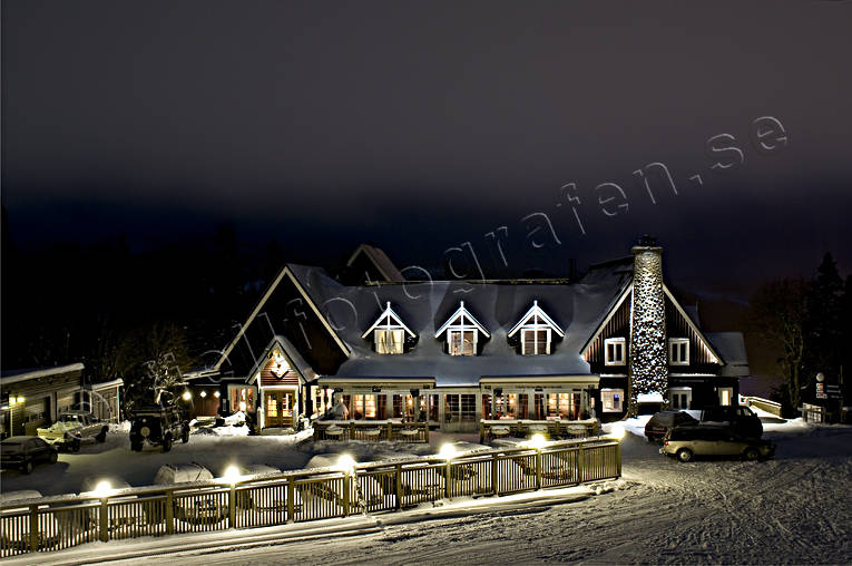alpine farm, ambience pictures, Are, building, buildings, christmas ambience, evening, hotell, installations, Jamtland, raestaurang, samhllen