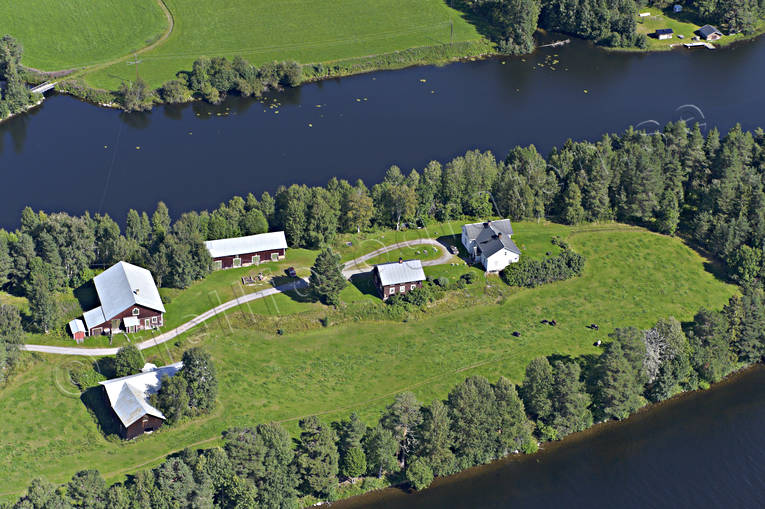 aerial photo, aerial photo, aerial photos, aerial photos, cabins, drone aerial, drnarfoto, farms, Jamtland, summer