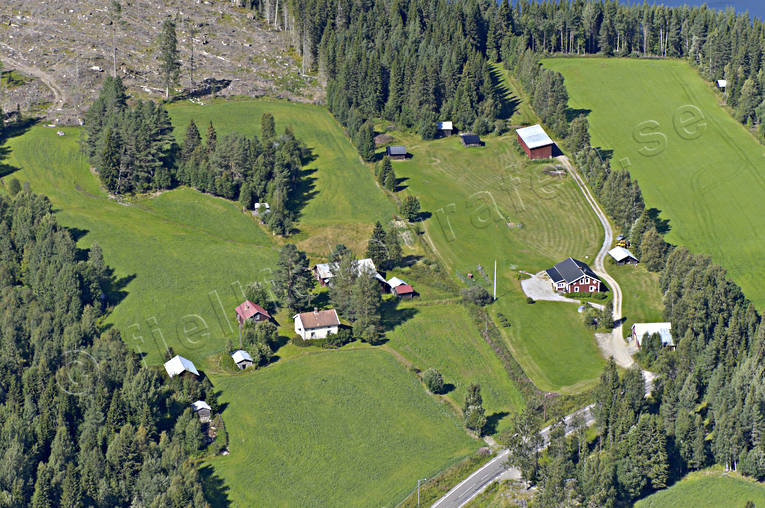 aerial photo, aerial photo, aerial photos, aerial photos, drone aerial, drnarfoto, farms, Jamtland, summer
