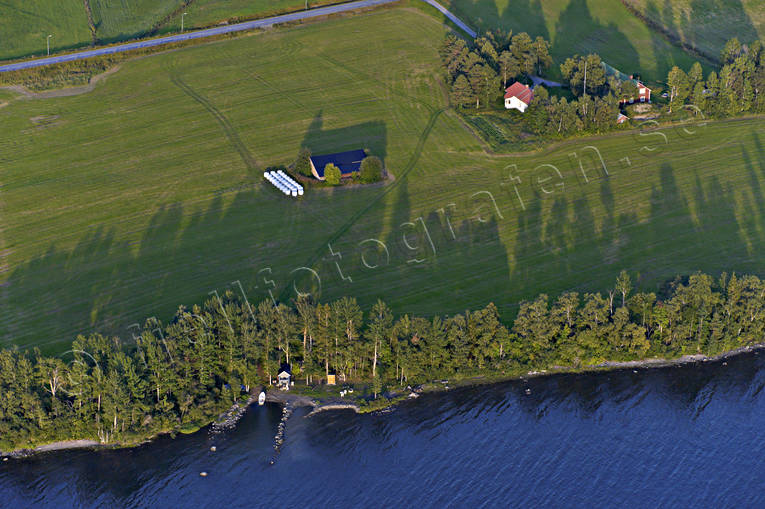 aerial photo, aerial photo, aerial photos, aerial photos, cabins, drone aerial, drnarfoto, Jamtland, small boat harbour, summer