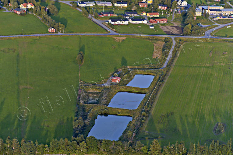 aerial photo, aerial photo, aerial photos, aerial photos, drone aerial, drnarfoto, Jamtland, Orrviken, Orrvikens, reningsverk, samhllen, summer