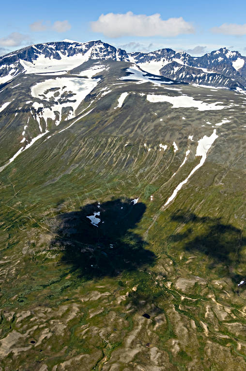 aerial photo, aerial photo, aerial photos, aerial photos, alpine station, drone aerial, drnarfoto, Kebnekaise, Ladtjovagge, landscapes, Lapland, summer, tourist station