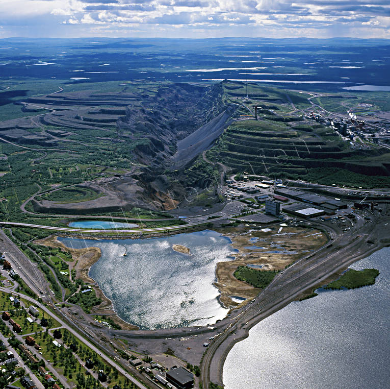 aerial photo, aerial photo, aerial photos, aerial photos, drone aerial, drnarfoto, Kiruna, Lapland, mine, stder