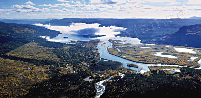 aerial photo, aerial photo, aerial photos, aerial photos, autumn, drone aerial, drnarfoto, Kvikkjokk, landscapes, Lapland, mountain pictures, panorama, Saggat