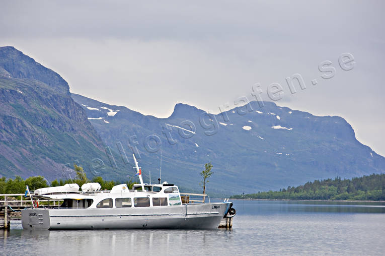 boat, Great Lakes waterfalls, landscapes, Langas, Lapland, national park, national parks, saltoluokta, summer, turbt, turistbt