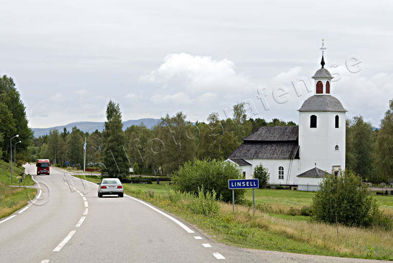 church, churches, Herjedalen, Linsell, samhllen