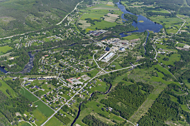 aerial photo, aerial photo, aerial photos, aerial photos, drone aerial, drnarfoto, Ljungaverk, Medelpad, samhllen, summer