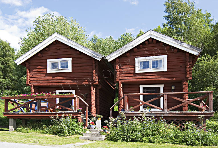 buildings, Jamtland, log-cabin, timber hut, timbered