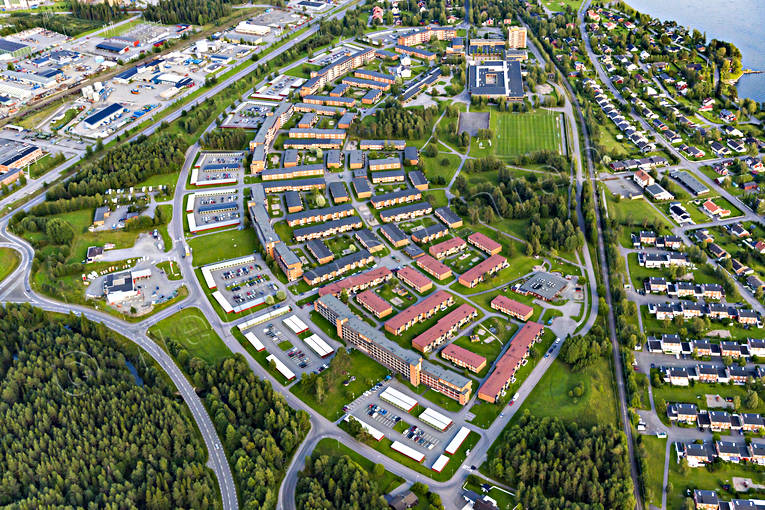 aerial photo, aerial photo, aerial photos, aerial photos, drone aerial, drnarfoto, Jamtland, Lugnvik, Ostersund, residential area, stder, summer