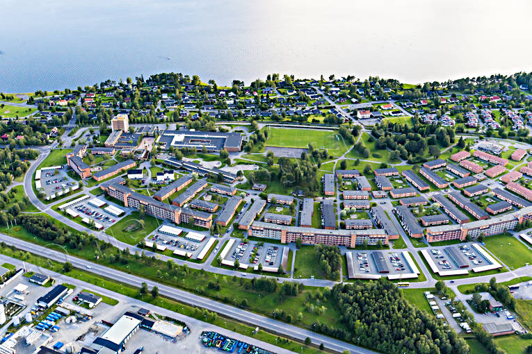 aerial photo, aerial photo, aerial photos, aerial photos, drone aerial, drnarfoto, Jamtland, Lugnvik, Ostersund, residential area, stder, summer