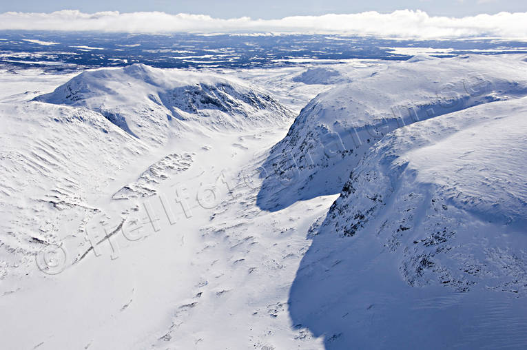 aerial photo, aerial photo, aerial photos, aerial photos, drone aerial, drnarfoto, Jamtland, landscapes, Lunndorren, Lunndorrspasset, mountain, winter