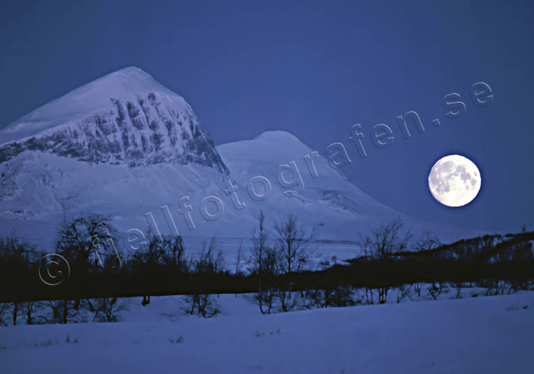 ambience, atmosphere, blue, blue, cold, full moon, landscapes, Lapland, moon, moonlight, mountain, mountains, national park, nature, niak, night, Sarek, skimming, winter