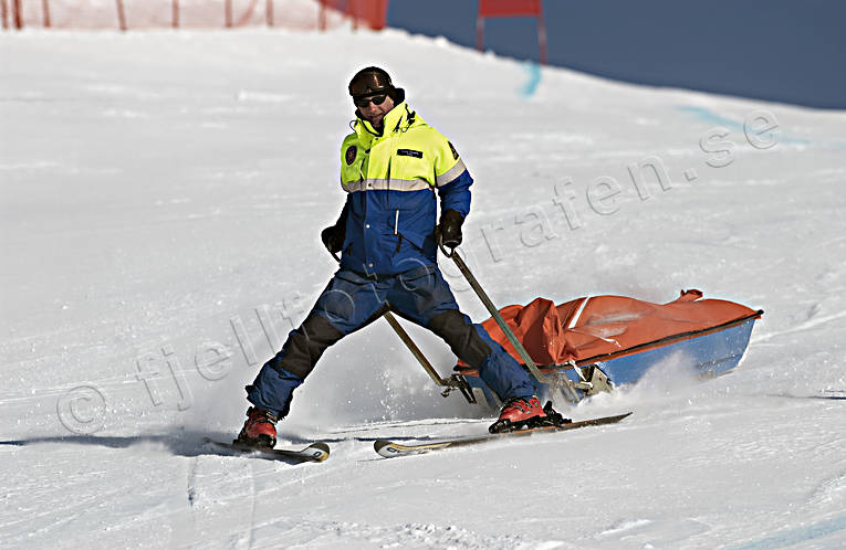 rescue personnel, rescue sledge, sled, sport, various, winter