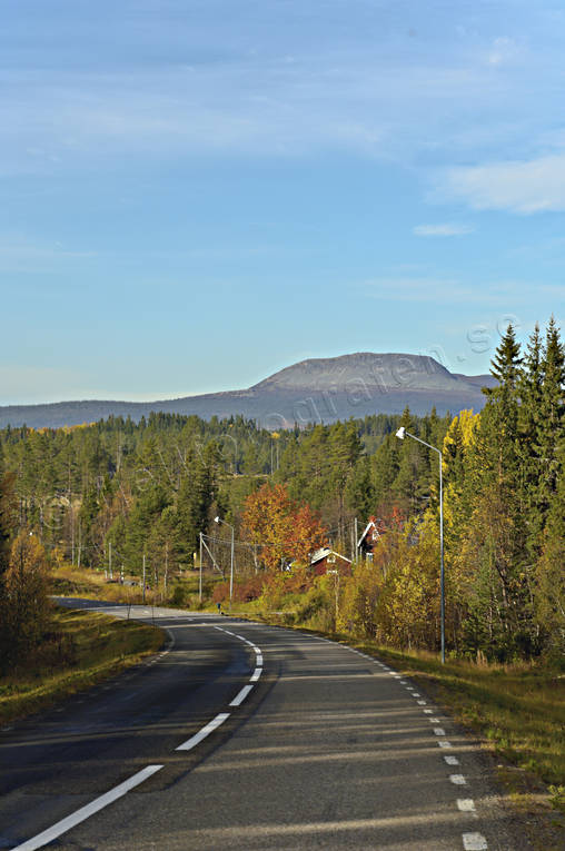 autumn, communications, Glte, Herjedalen, Hovrken, land communication, road, season, seasons
