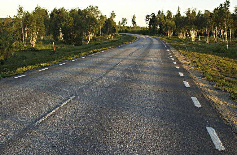 asphalt road, communications, curve, evening, land communication, road, road curve, vehicular traffic